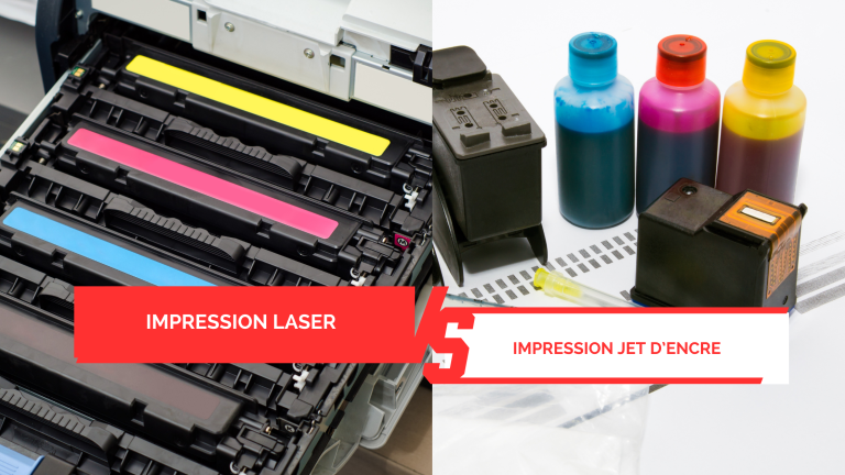 Impression Jet d'encre vs Impression laser